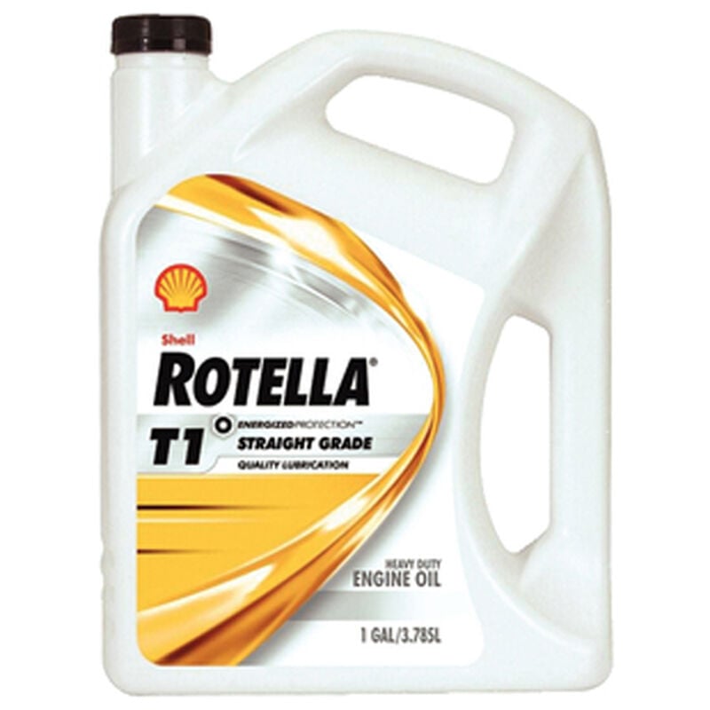 Shell Rotella T1 Grade 30W Diesel Engine Oil, 5-Gallon Pail image number 1