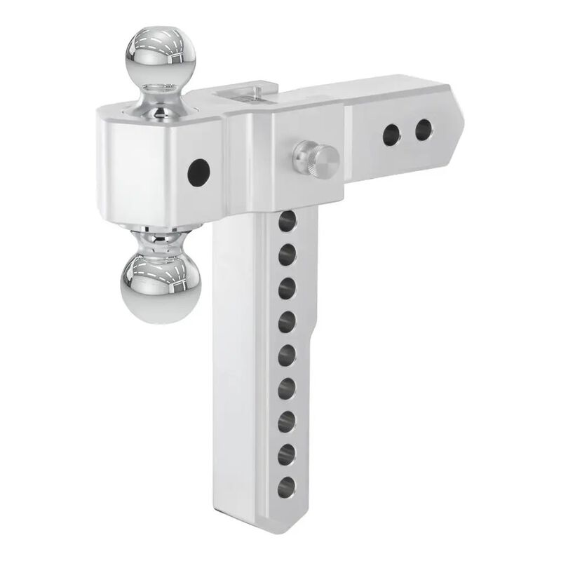 CURT AlumaLite Aluminum Hitch w/Dual Ball, 10 in Drop, 2-1/2 in Shank #45387 image number 5