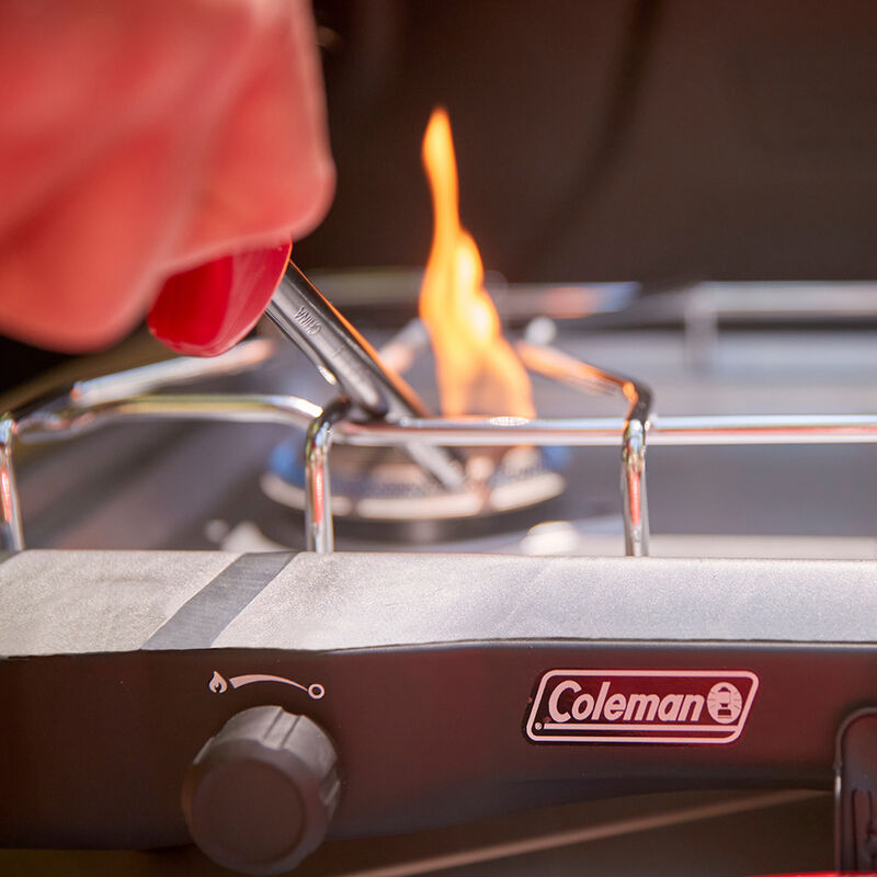 Coleman Triton 2-Burner Propane Camping Stove image number 2