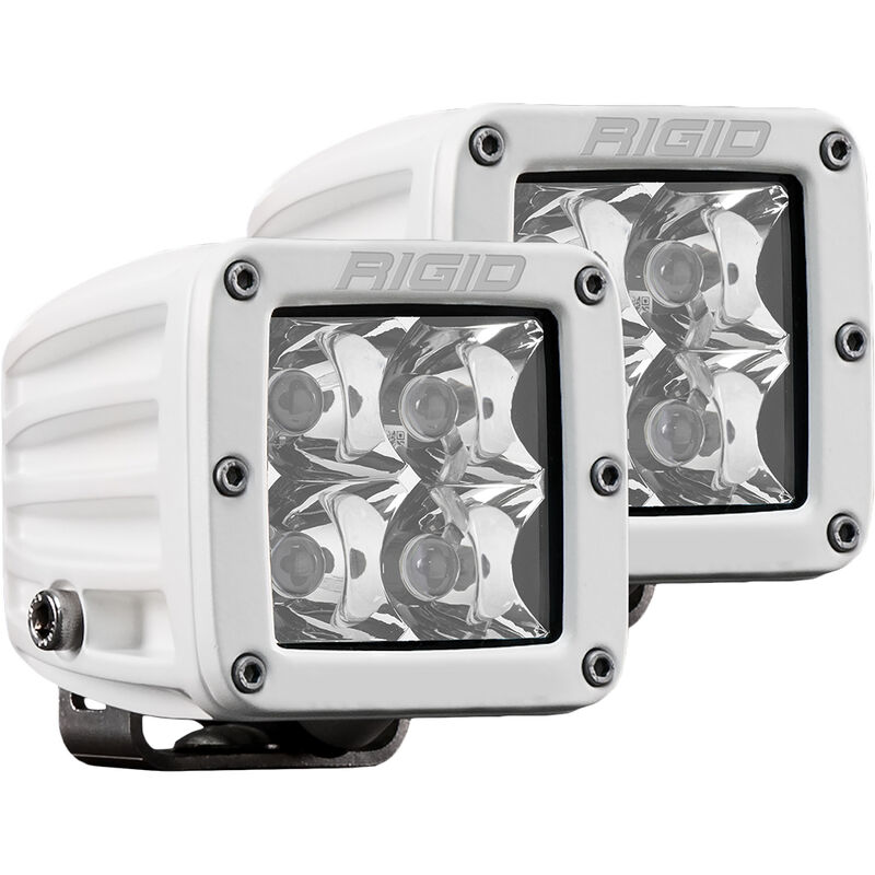 RIGID D-Series PRO Hybrid-Spot LED - Pair - White