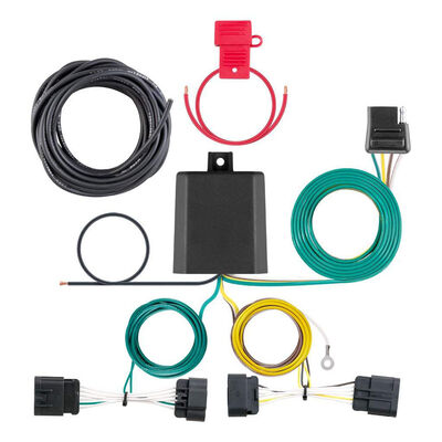 CURT 56336 Custom Wiring Harness, 4-Way Flat, Select Dodge Durango