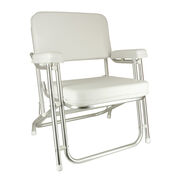 Springfield Classic Folding Deck Chair, White