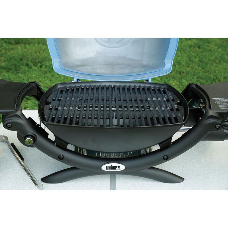 Weber Q 1200 Portable Gas Grill, Blue image number 7