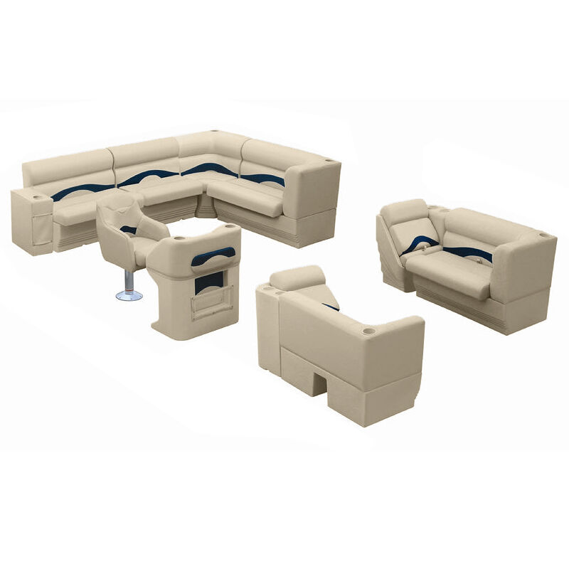 Toonmate Premium Pontoon Furniture Package, Large Boat Group image number 4