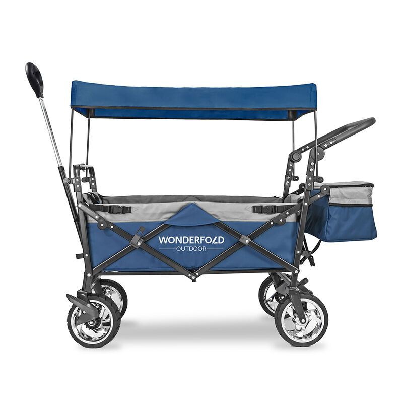 Wonderfold Outdoor S4 Push and Pull Premium Utility Folding Wagon with Canopy image number 18