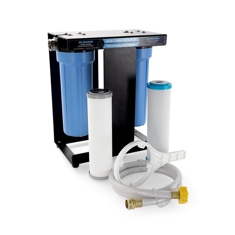 Camco EVO X2 Dual Stage Premium RV Water Filter Kit image number 1