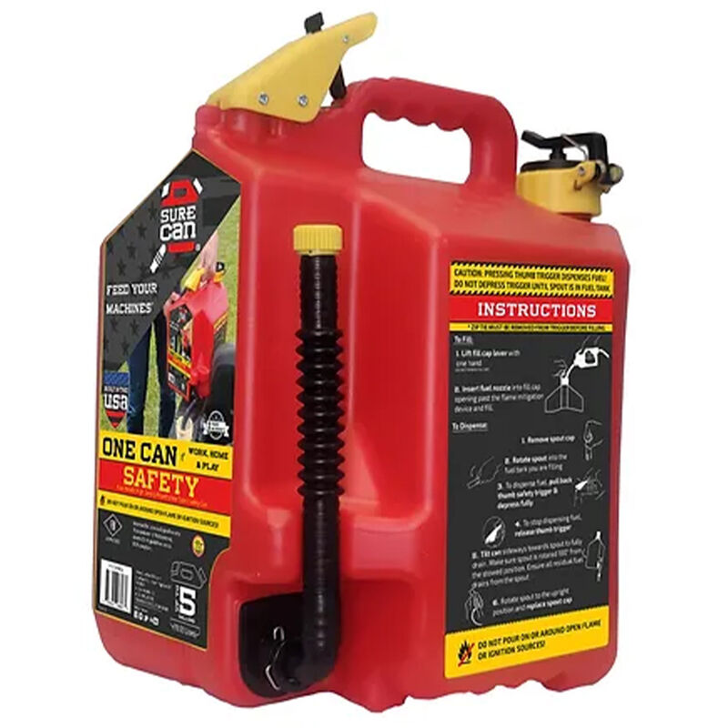 SureCan 5-Gallon Gasoline Type II Safety Can image number 1