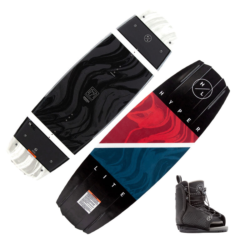 Hyperlite Franchise Jr. Wakeboard With Kid's Remix Bindings image number 1