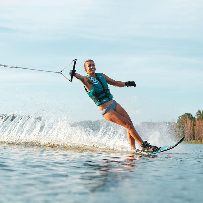 O'Brien Impulse Slalom Waterski With X-9 Binding And Rear Toe Plate