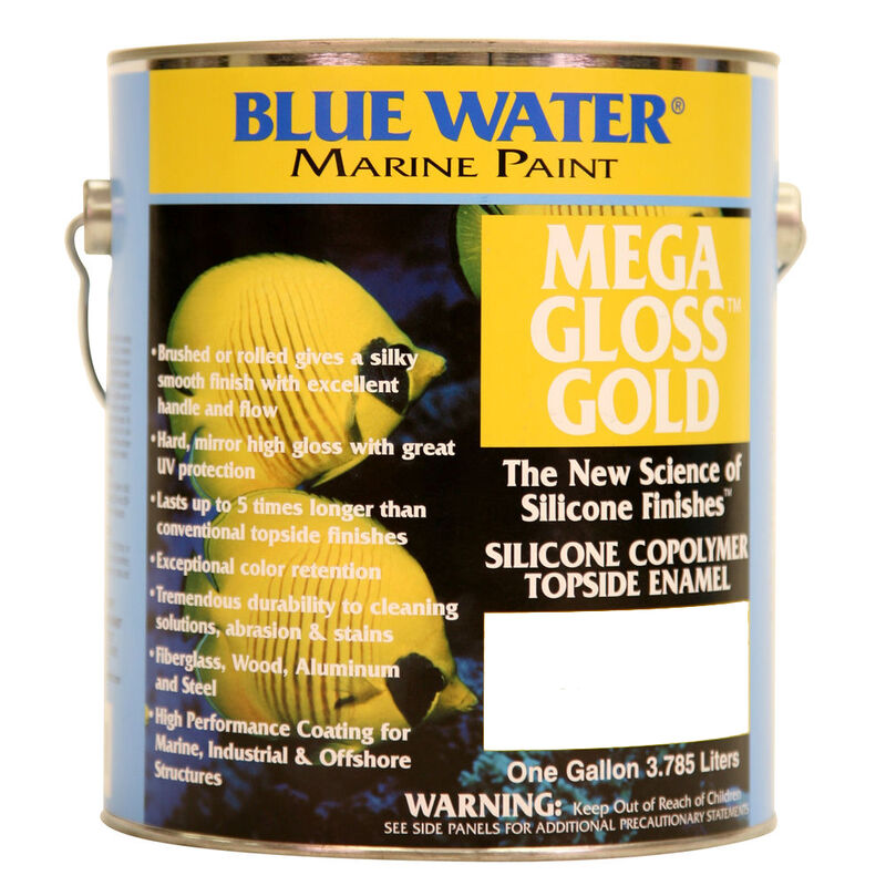 Blue Water Mega Gloss Gold Silicone Copolymer, Quart image number 4