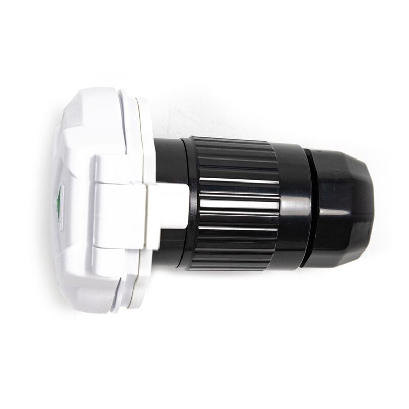 Electric World 50A White RV Inlet w/LED image number 9