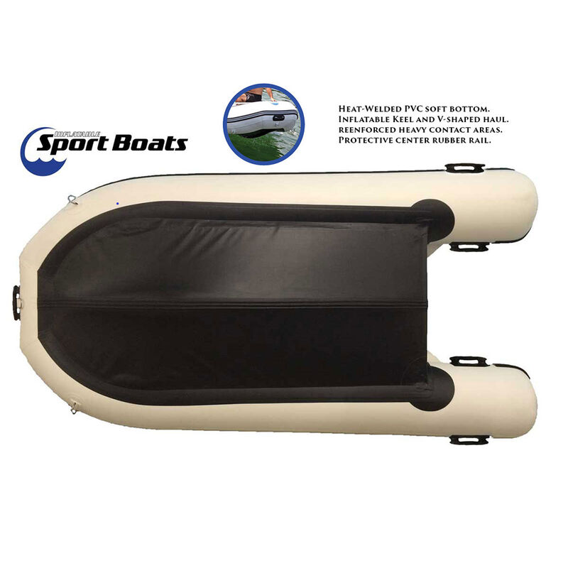 Island Hopper Shark 9.8' Aluminum Floor Inflatable Sport Boat image number 4