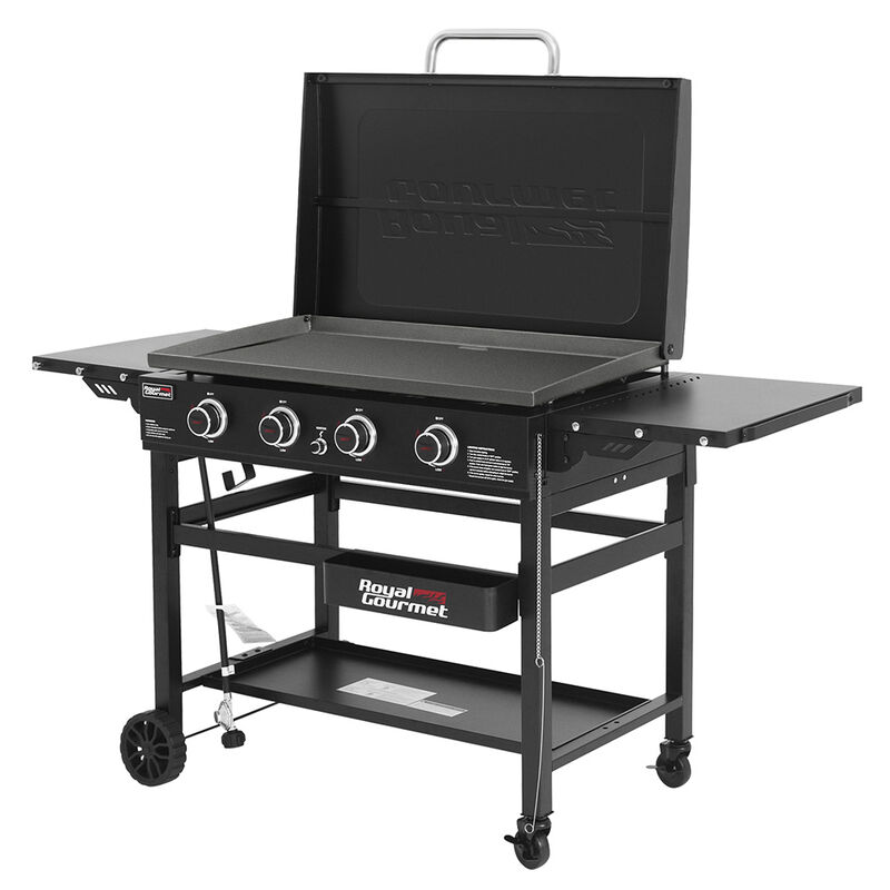 Royal Gourmet 36" 4-Burner Flat Top Gas Griddle with Hard Cover image number 12