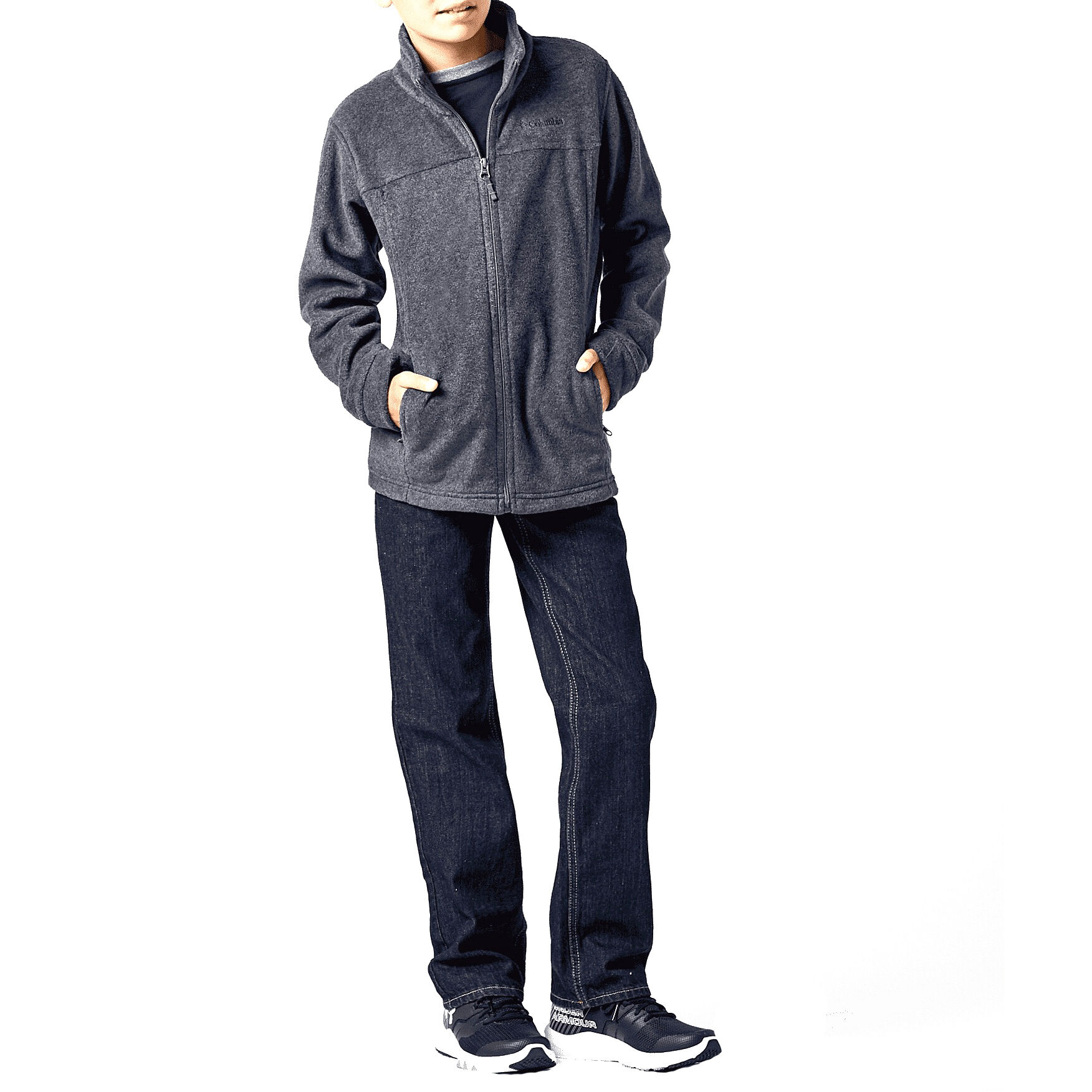 Columbia Boys' Steens Mountain II Full-Zip Fleece Jacket