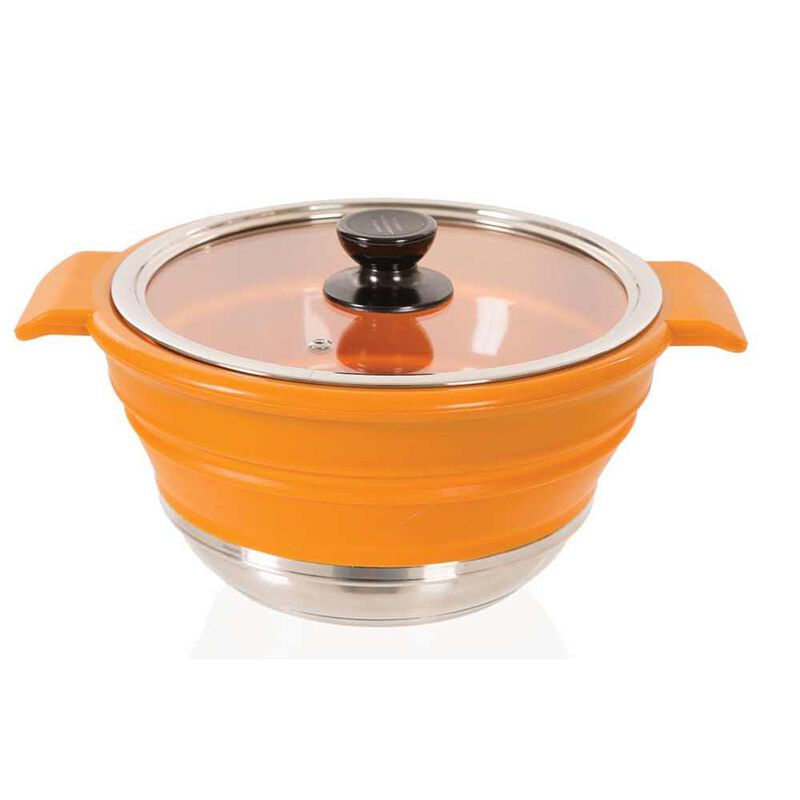 Flat Fit Collapsible Pot, 4 Qt. image number 1