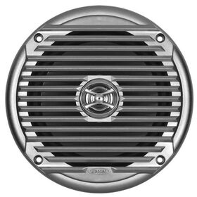 Jensen 6.5" Coaxial Waterproof RV Outdoor Speakers 2-Pack, Silver