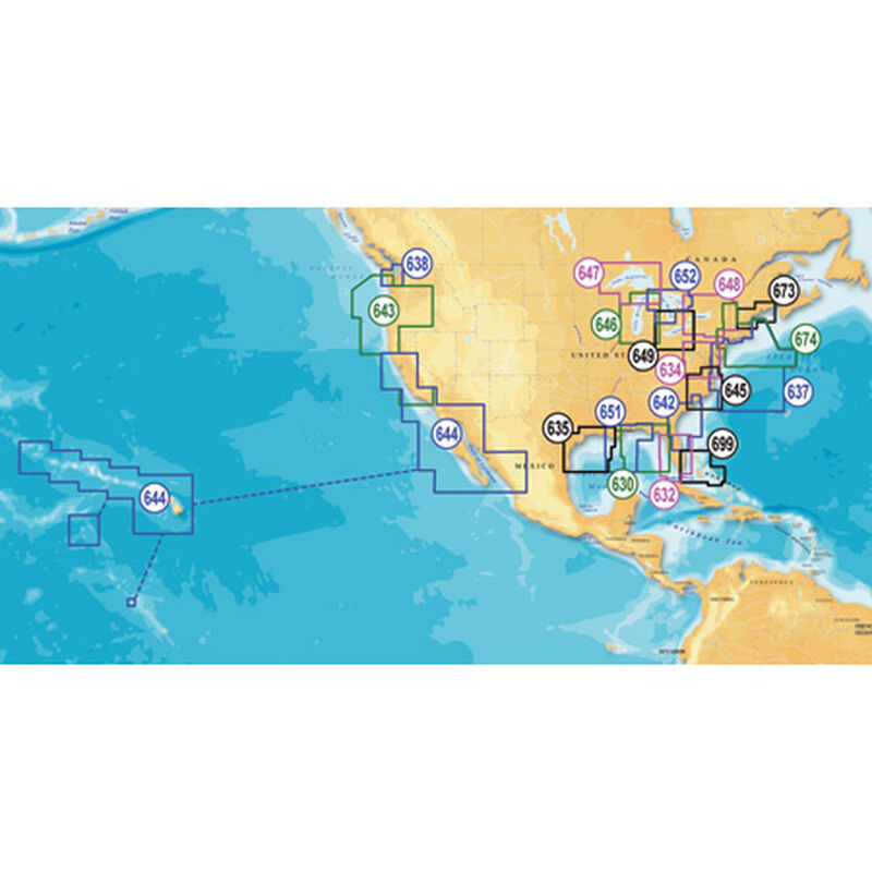 Navionics Platinum+ Map, West Gulf Of Mexico - SD Cartridge image number 1