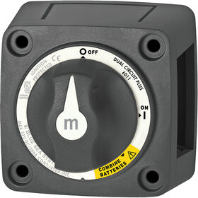 Blue Sea Systems m-Series Mini Dual Circuit Plus Battery Switch
