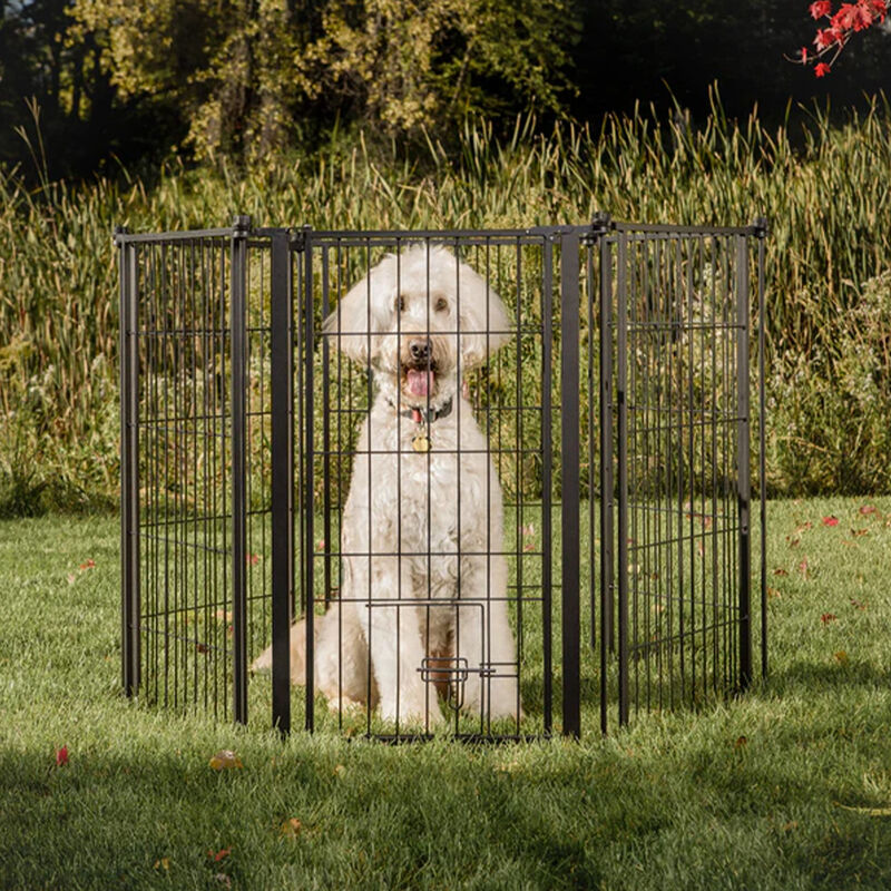 Carlson Outdoor Extra Tall Super Wide Pet Pen and Gate with Small Pet Door image number 3