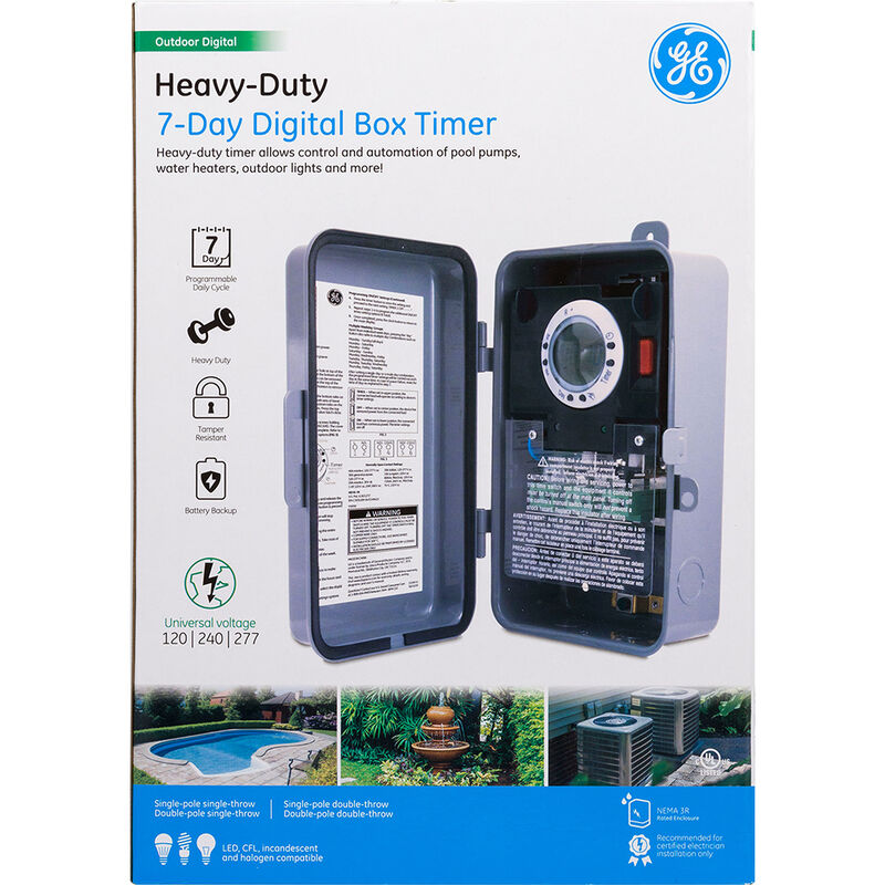 GE Heavy-Duty 7-Day Digital Time Switch image number 7