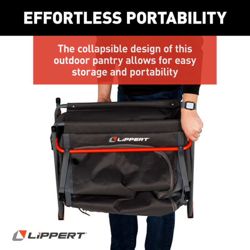 Lippert Camping Pantry, Dark Gray image number 4