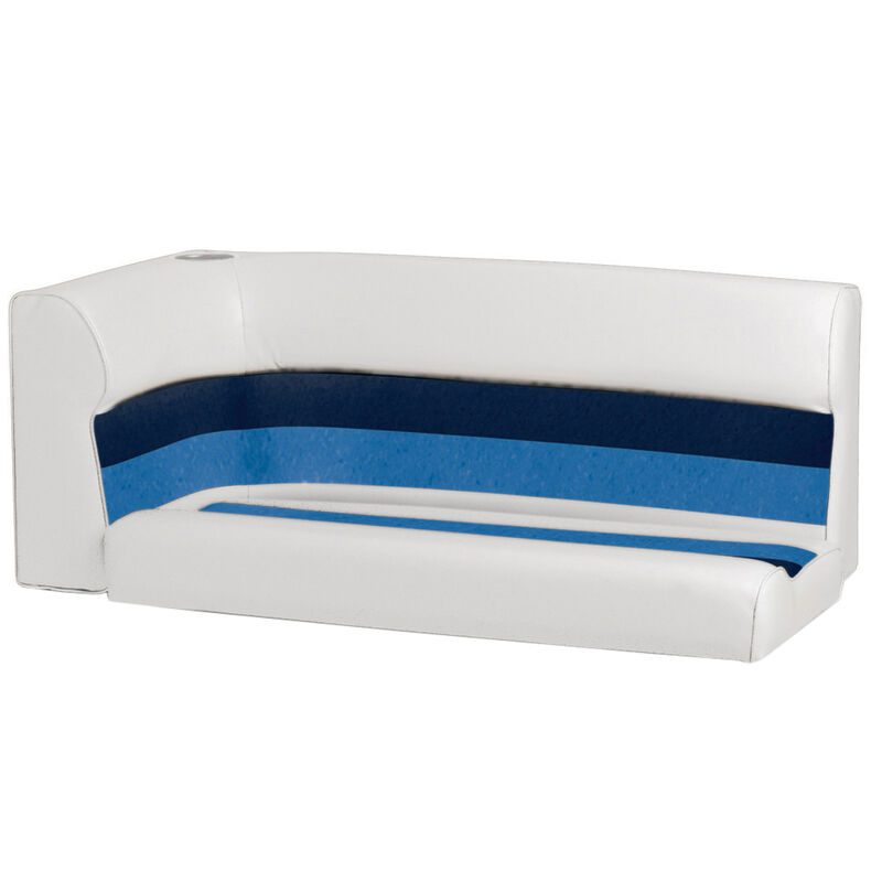 Toonmate Deluxe Pontoon Right-Side Corner Couch Top - White/Navy/Blue image number 9