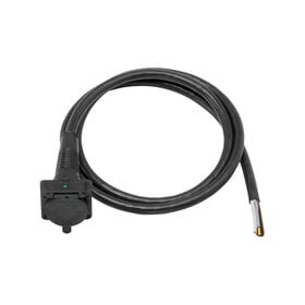 Bargman Wiring Connector, 7-Way Vehicle End, 7 ft. Length Wire