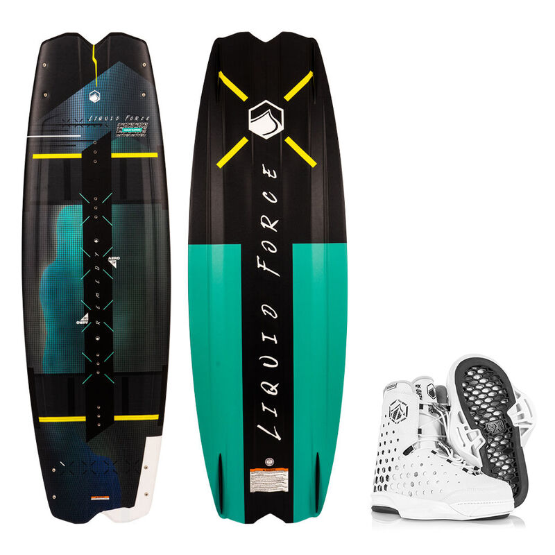 Liquid Force Aero Remedy Wakeboard with Pulse 6X Bindings image number 1