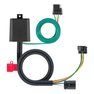 CURT 56332 Custom Wiring Harness, 4-Way Flat, Select Hyundai and Kia, OEM Tow Package Required