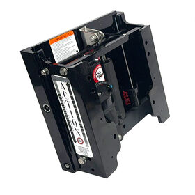 Bob's Machine 6" Setback Action Series Jack Plate, Powder-Coated Gloss Black