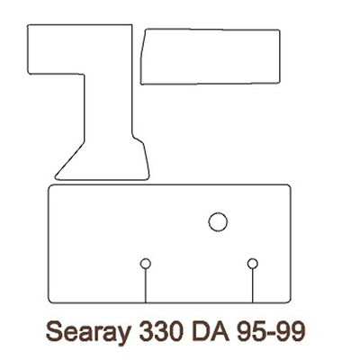 Sparta Carpet Cockpit Vinyl Flooring Kit, 1995-1999 Sea Ray 330 DA