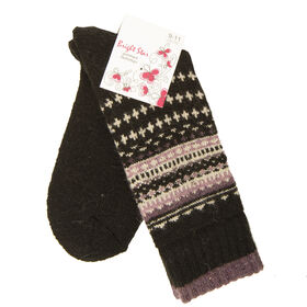Bright Star Women&rsquo;s Fairisle Wool-Blend Sock