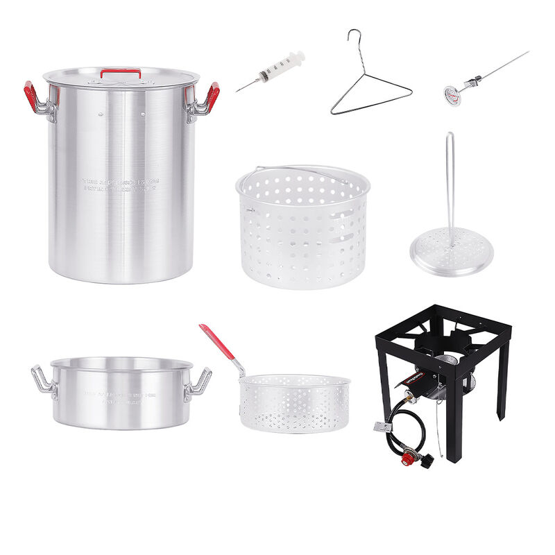 Creole Feast Turkey and Fish Fryer Boiler Steamer Set image number 5