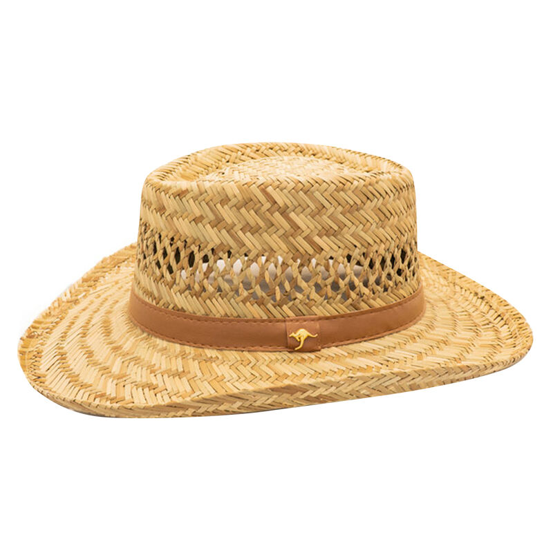Dorfman-Pacific Men's Rush Gambler Straw Hat image number 1
