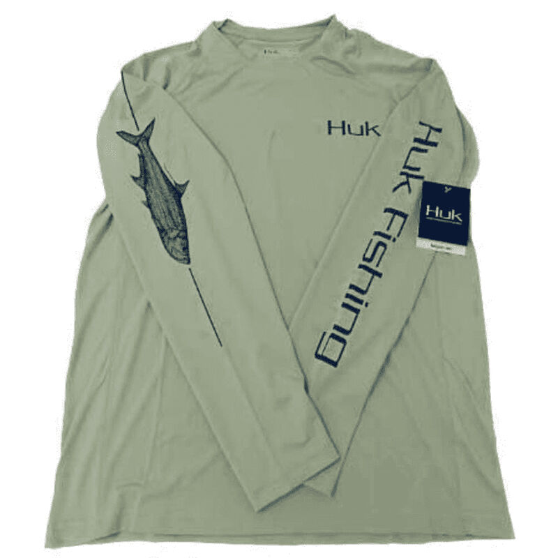 Huk Men's Pen and Ink Tarpon Shirt image number 1