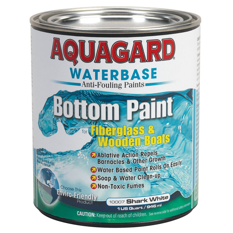 Aquaguard Waterbase Anti-Fouling Bottom Paint, Quart, Black image number 1