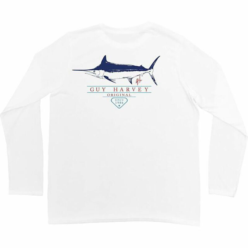 Guy Harvey Men's HUSTLE PER UVX Long-Sleeve Tee image number 1