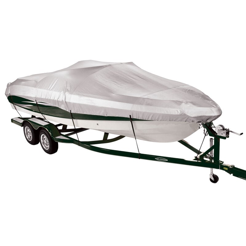Covermate 150 Mooring and Storage Boat Cover for 12'-14' V-Hull Fishing Boat image number 1