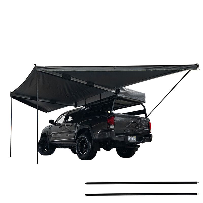 Nomadic Awning 180 Driver Side Installation with Brackets and Side Walls image number 3