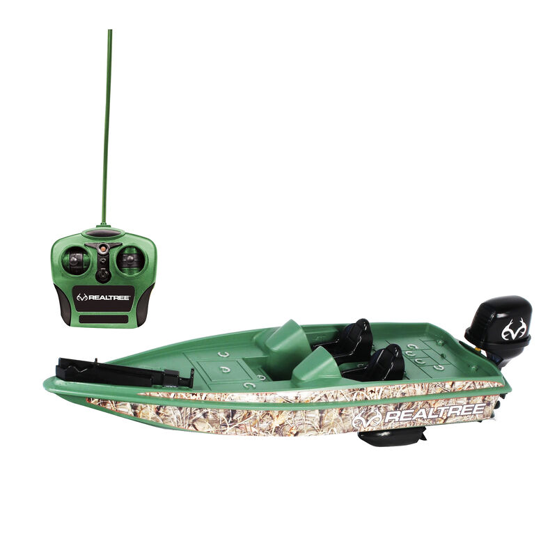 NKOK Realtree Full-Function Remote-Control Bass Boat image number 1