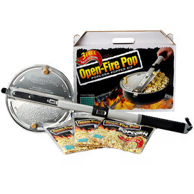 Wabash Valley Farms Open-Fire Pop Popcorn Popper Kit