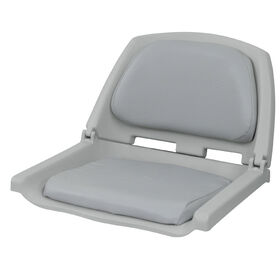 Wise Molded Fold-Down Fishing Seat with Padding