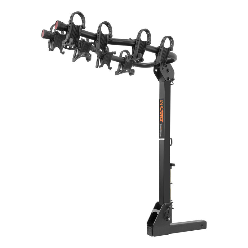 CURT Premium Hitch-Mounted 4 Bike Rack, 2in Shank (18064)