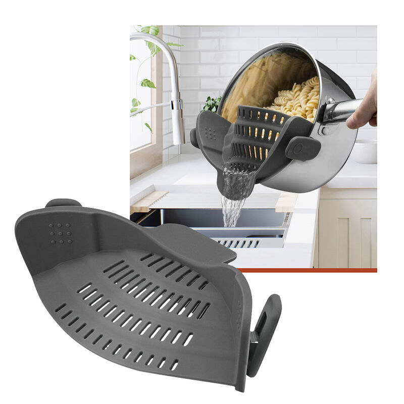 Space and Home Snap-and-Pour Clip-On Strainer image number 2
