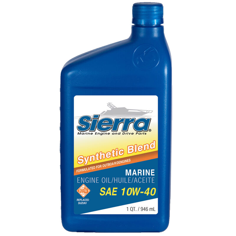 Sierra 10W-40 Semi-Synthetic Oil For Suzuki Engine, Sierra Part #18-9551-2 image number 1