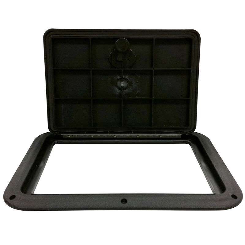 DPI Marine DPF Black Flush Series Hatch Door, 9" x 12" O.D. frame image number 2