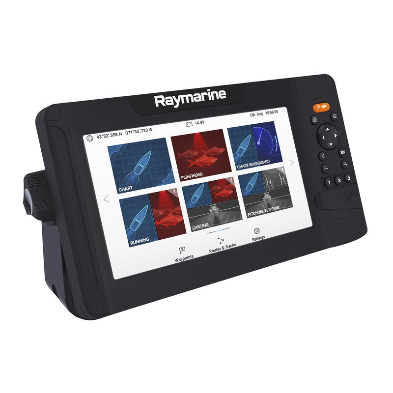 Raymarine Element 9 HV GPS Fishfinder w/Navionics Nav+ US & Canada Charts, no transducer image number 2
