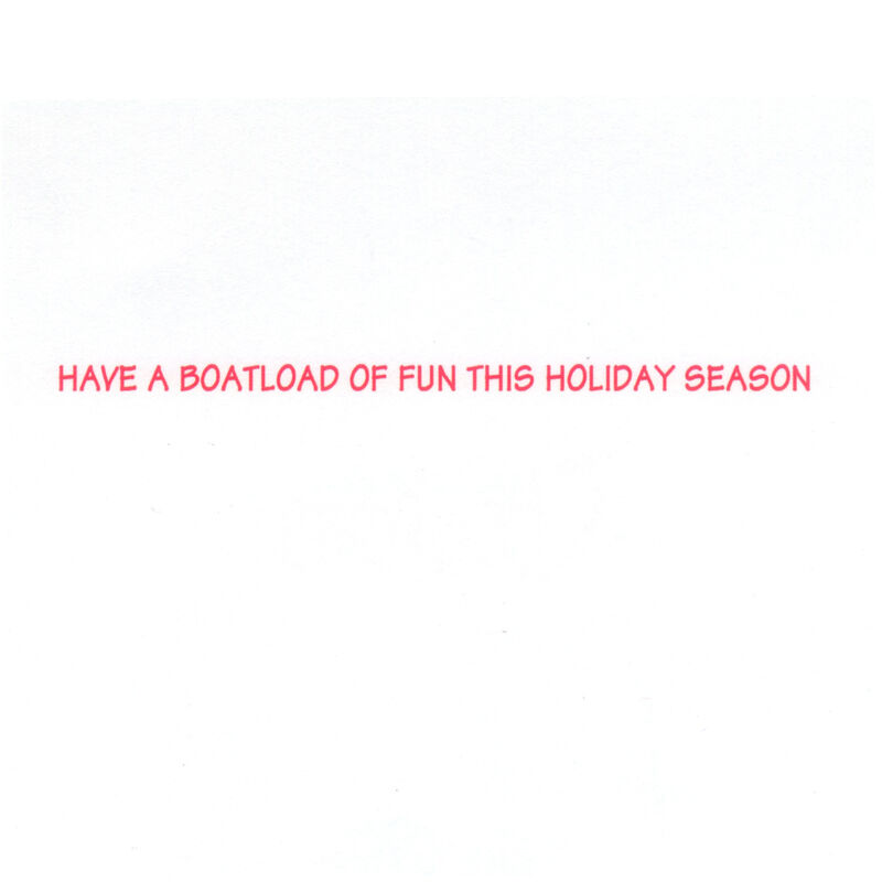 Kersten Brothers Santa Boarding Small Craft Card image number 2