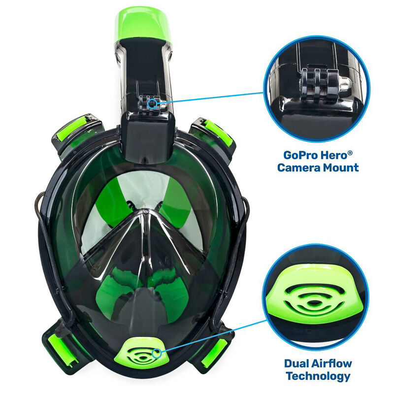 Aqua Leisure Frontier Full-Face Snorkeling Mask image number 2