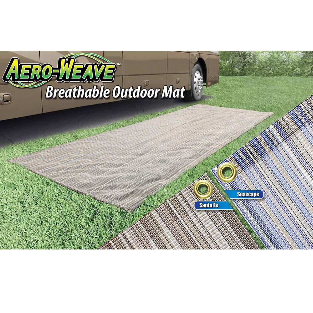 Prest-O-Fit Aero-Weave Breathable Outdoor Mat, 7.5' x 20